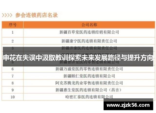 申花在失误中汲取教训探索未来发展路径与提升方向